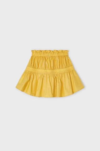 Kız Çocuk Etek Poplin Etek - Sarı Sarı