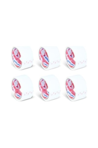 Beyaz Koltuk Bandı Seti - 45 Mm X 40 Mt, 6 Adet 10