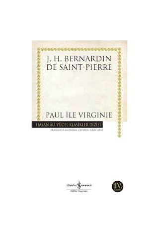 Paul İle Virginie - Hasan Ali Yücel Klasikleri Paul İle Virginie - Hasan Ali Yücel Klasikleri