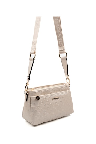 Silver Polo Sp1184 Kadın Çapraz Çanta Logolu Bej-s.bej