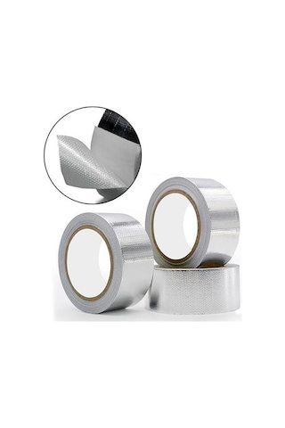 Ollevra 2 Mt Yüksek Sıcaklık Dayanan Su Geçirmez Çatı Duvar Çatlak Onarıcı Yapışkan Bant Folyo 5 Cm