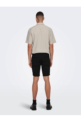 Only & Sons Onsmark Shorts 0209 Noos Erkek Şort-26606 Siyah