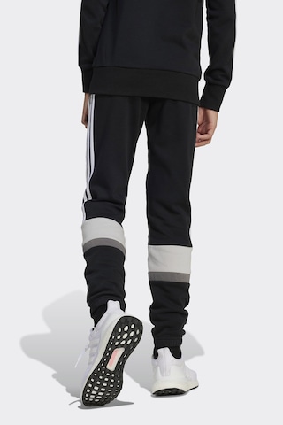 Adidas Seasonal Essentials Tiberio 3-stripes Fleece Çocuk Eşofman Altı Black-white
