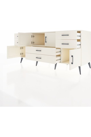Kronos Konsol 3 Raflı 6 Çekmeceli 4 Kapaklı 176x59x83 Aytaşı-aytaşı/aytaşı Aytası