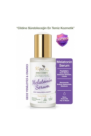 Kiperin Serum Gece Yenileyici & Onarıcı Niasinamid, Hyaluronik Asit, Gül 30 ML