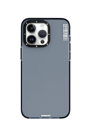 Apple Uyumlu iPhone 15 Pro Kılıf Pürüzsüz Düz Arka Yüzey Youngkit Crystal Color Serisi Kapak