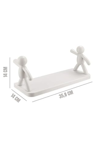 1 Adet İnsan Figürlü Kendinden Yapışkanlı Craft Banyo Rafı