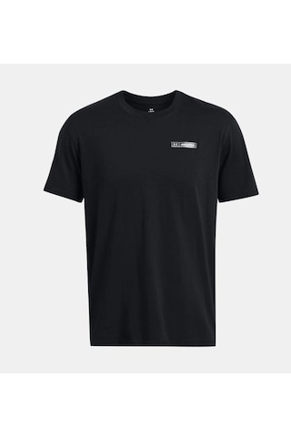 Under Armour Ua Heavyweight Armour Label Erkek T-shirt 1382831-001 Siyah