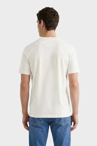 Gant Erkek Beyaz Baskılı Kısa Kollu T-shirt-14707
