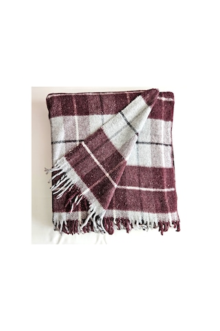 Çift Kişilik Pamuklu Battaniye 180 200 Cm 5042 Çok Renkli