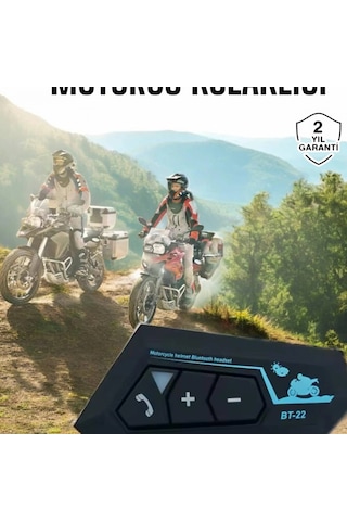 İnterkom Intercom Kask Kulaklık Bt22 Bluetooth Motosiklet Kulaklık 5.0 Bluetooth 60406365