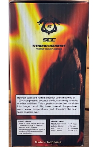 Scc Strong Coconut Nargile Kömürü 1 KG 72 Adet