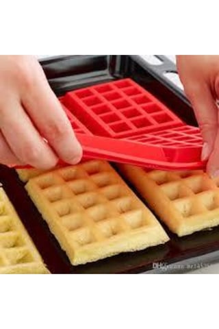 Waffle Kalıbı Kırmızı