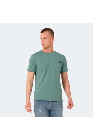 Slazenger VESELA Erkek Cepli Su Yeşili Tişört
