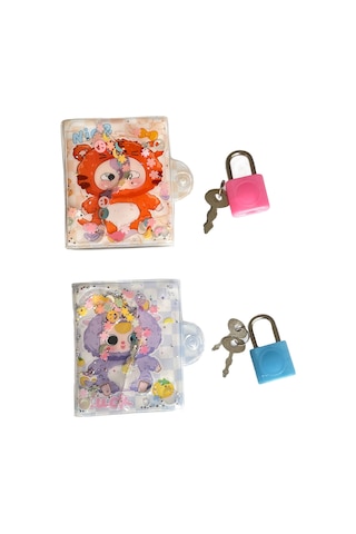 Labubu Mini Sulu Kilitli Defter 2'li