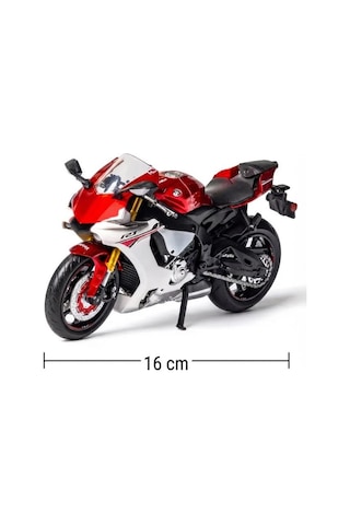 Hobbiez Lisanslı Yamaha Yzf-r1 Model Diecast 1/12 Ölçek Metal Motosiklet Araç