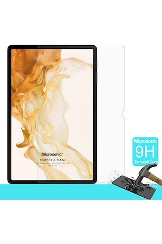 Microsonic Samsung Galaxy Uyumlu Tab S10 Fe Tempered Glass Cam Ekran Koruyucu