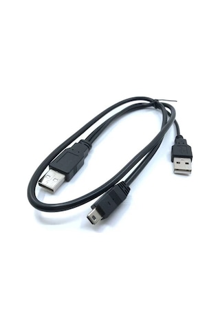 Mini Usb Y Kablo 5 Pin Harici Hdd Kablosu Usb 2.0