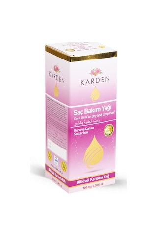 Karden Kuru Saçlar İçin Saç Bakım Yağı 100 ML