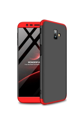 Samsung Galaxy Uyumlu J6 Plus Kilif 3 Parçali 360 Tam Korumali Gkk Kapak 393153077