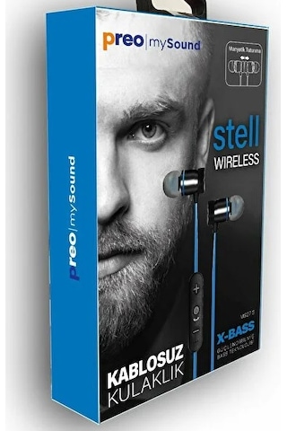 Preo My Sound MS27 S Bluetooth X-Bass Manyetik Boyun Askılı Kulak İçi Kulaklık