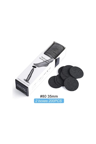 Pododisk Yedek Zımpara Large 35 Mm 200 Adet 80 Grit