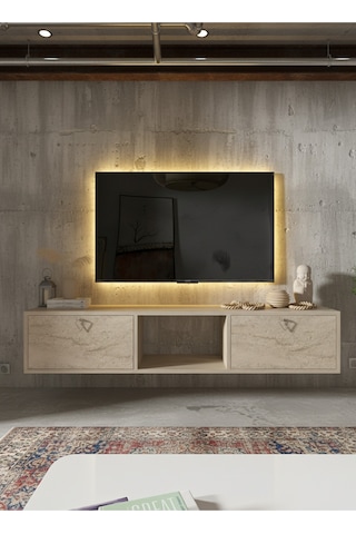 Resital Tv Ünitesi S1832-8 Traverten Traverten