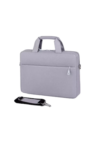 Vkemall Gri Oxford Kumaş Dizüstü Bilgisayar Çantası - 14/15.6 İnç, Elden Taşınabilir & Tek Omuzlu, Profesyonel & Öğrenci İçin, Çok Amaçlı Depolama Gri