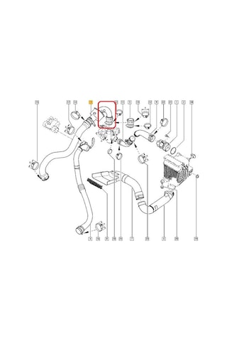RENAULT MEGANE II 1.5 DCI TURBO HORTUMU Silikon 8200276297