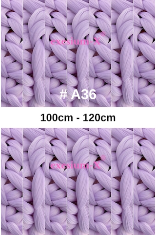 X-pression Afrika Örgüsü Ve Rasta Için Sentetik Saç 100gr-a36-lila Renk