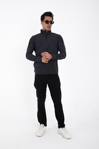 Camp Scoutland Camp136 Outdoor Tactical Su iticili Erkek Antrasit Taktik Sweatshirt Antrasit