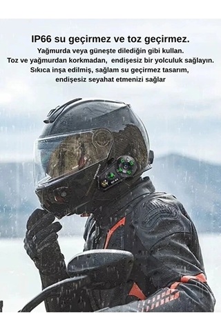 D2-6x 1000m Mesafeli 6 Kanallı İntercom Bluetooth Motosiklet Kask Kulaklığı İntercom Kulaklık Najmaddin