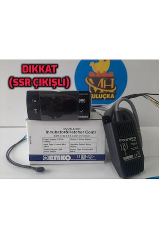 Esm-3722 230vac Dijital Kuluçka Kontrol Cihazı Emko Ssr Çıkışlı