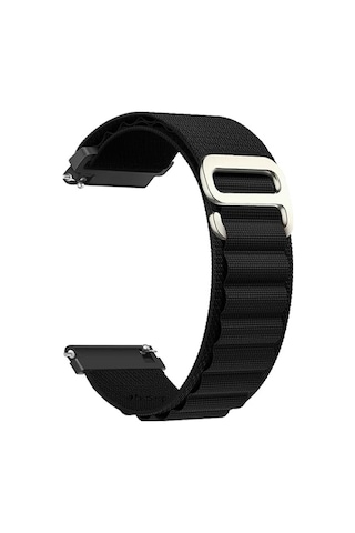 Samsung Uyumlu Galaxy Watch 8 40mm 44mm Classic 46mm Alpine Loop Kumaş Kancalı Kordon