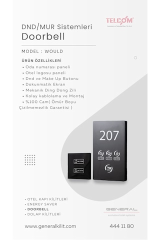 Energy Saver Oda Enerji Yönetimi Klimalı Klimasız Kontrol Ünitesi Telcom 1 Adet