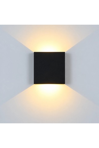 Dekoratif Led Aplik 10w Gün Işığı 3200k Duvar Aydınlatması Ip44 1 Adet Bx-316730 Çok Renkli