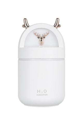 Konesam Beyaz Antler Şekilli Nemlendirici, 280ml, 2 W, Usb Besleme, Otomatik Kapatma, İki Sprey Modu