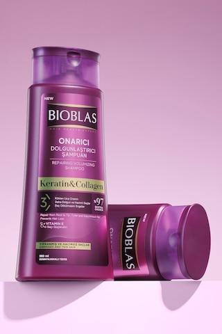 Keratin & Kolajen Onarıcı Dolgunlaştırıcı Saç Bakım Şampuanı 3 X 360 Ml İnce Ve Yıpranmış Saçlar