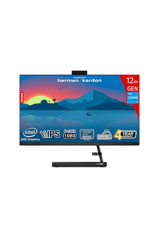 Lenovo IdeaCentre AIO 3 27IAP7 F0GJ00YXTR i5-12450H 8 GB 512 GB SSD 27" Dos AIO Masaüstü Bilgisayar