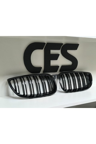 Bmw E92 06-09 Uyumlu Pianoblack Çift Çıta Panjur Takımı Sıfır 1
