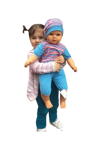 Şok Tarık Oyuncak Büyükboy 60 Cm Türkçe Konuşan Et Bebek Videolu Zenci Esmer