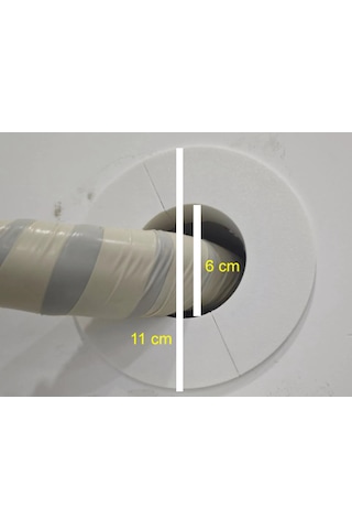 Klima Borusu Delik Kapatma Dekoratif Kapak Boru Kapağı Plastik