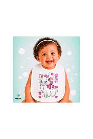 Marie Keten Bebek Mama Önlüğü Yumuşak - Emici - Yıkanabilir - Özel Tasarım P126 Çok Renkli
