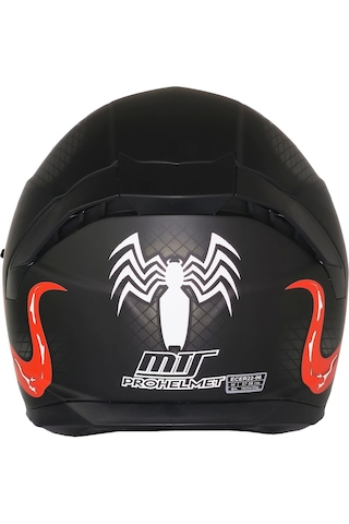 Mts M-910 Starlıne Full Face Güneş Vizörlü Ce/Dot Onaylı Motosiklet Kaskı Kırmızı Siyah