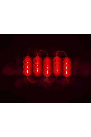 Yeni Nesil Modül Geniş(Yan)Açılı Güçlü Led Işık 3’Lü 12V (5 Adet)