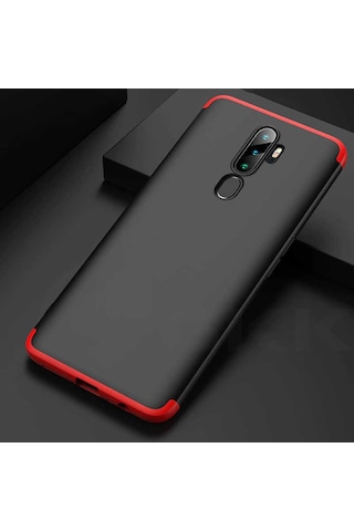 Oppo A5 2020 Kılıf Zore Ays Kapak Siyah