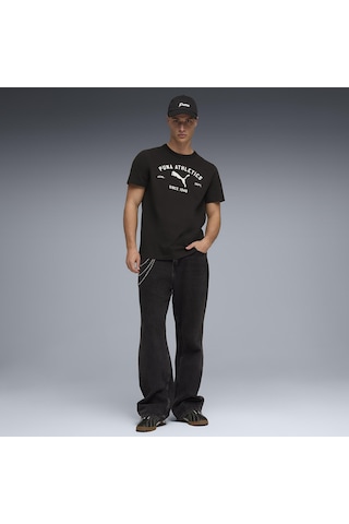 Puma Class Graphic Erkek Siyah Günlük Stil T-shirt 69222601
