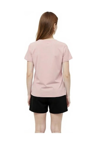 Lumberjack Wl Wb C Neck 11ct122 5fx Kadın Açık Pembe Kısa Kol T-shirt