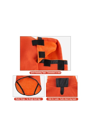 Vkemall Köpekler İçin Kışlık Isı Sağlayan Yünlü İç Katlı Turtleneck Triko - Gri - Beden L Ya002m031