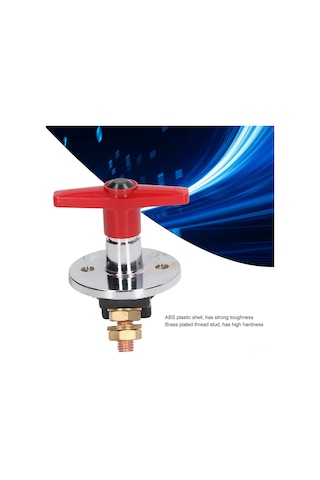 Vkemall Racing Araç Ve Botlar İçin Akü Korumalı Kesici Anahtar, 300a-1000a Akım Kapasitesi, Abs-krom Kapak, Hızlı Devre Kesme Fonksiyonu